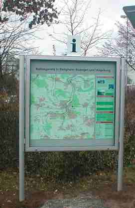 Schautafel am Forst